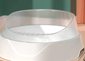 Cat Litter Box with Shovel - Semi-Enclosed