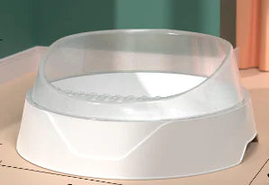 Cat Litter Box with Shovel - Semi-Enclosed